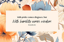  Proverbs 11:2 | Bible Verse Art | Wall Art